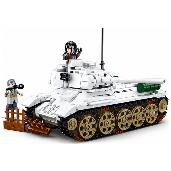 Конструктор “Танк T-34/85 из Битвы за Будапешт”, 518 элем. Конструктор “Танк T-34/85 из Битвы за Будапешт”, 518 элем.