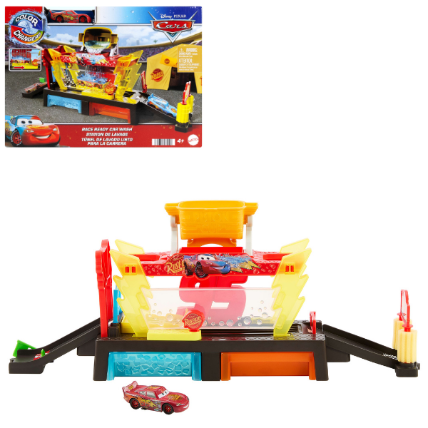 Set de joacă „Spălătorie auto” cu Fulger McQueen Set de joacă „Spălătorie auto” cu Fulger McQueen