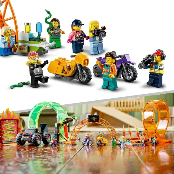 LEGO City «Double Loop Stunt Arena», 598 элем. LEGO City «Double Loop Stunt Arena», 598 элем.