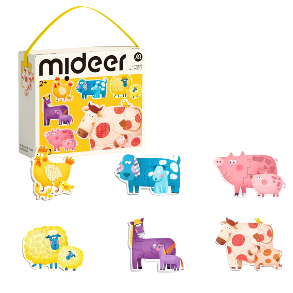 Primul Puzzle „Animăluțe”, 6 în 1 Primul Puzzle „Animăluțe”, 6 în 1