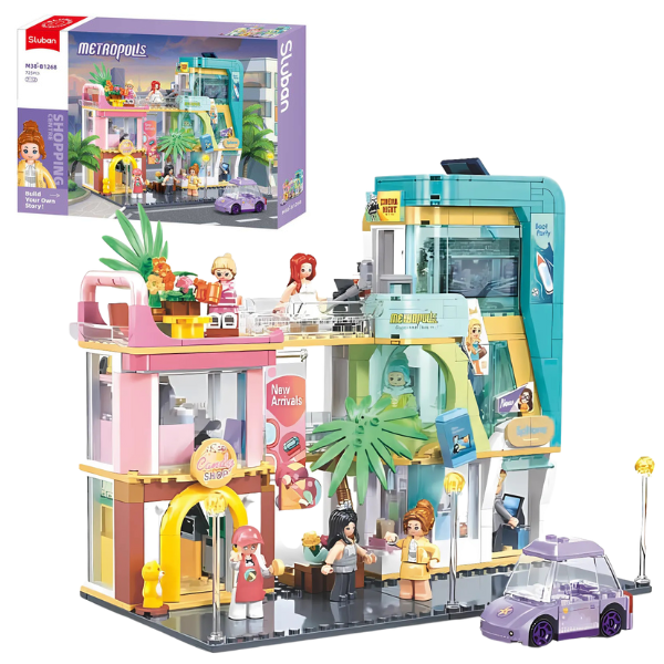 Set de construcție ”Magazinul D.C.”, 725 elem. Set de construcție ”Magazinul D.C.”, 725 elem.
