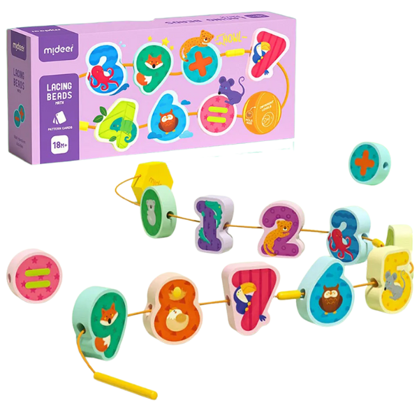 Set șirag “Cifre și animale”, 12 piese Set șirag “Cifre și animale”, 12 piese