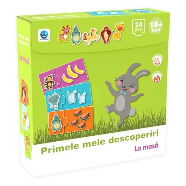 Puzzle „Primele mele descoperiri: La masă”, 24 piese, ro. Puzzle „Primele mele descoperiri: La masă”, 24 piese, ro.