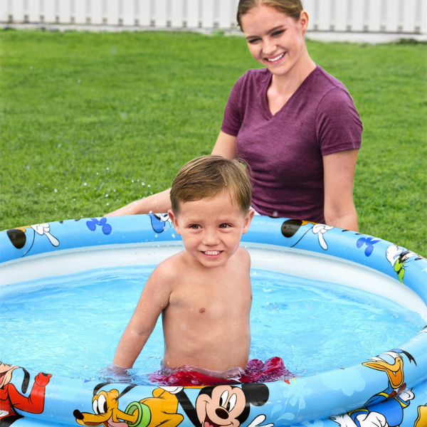 Bestway Детский надувной бассейн «Mickey Mouse», 122х25 см, 140 Л, 2+ Bestway Детский надувной бассейн «Mickey Mouse», 122х25 см, 140 Л, 2+