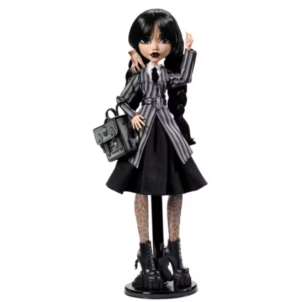 Set de joc Monster High X Wednesday în uniformă Set de joc Monster High X Wednesday în uniformă
