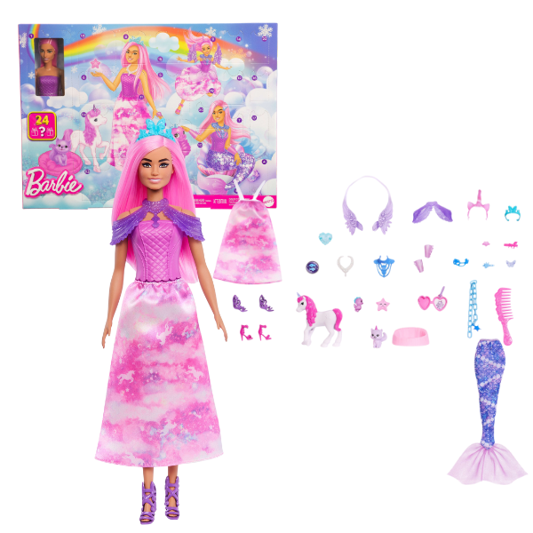 Календарь-адвент Barbie «Волшебный мир» Календарь-адвент Barbie «Волшебный мир»