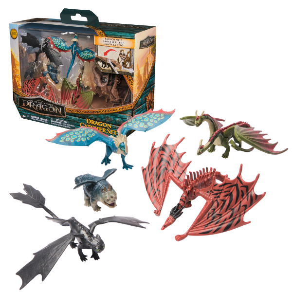 Set de mini-figurine cu dragoni „Cum să îți dresezi dragonul”