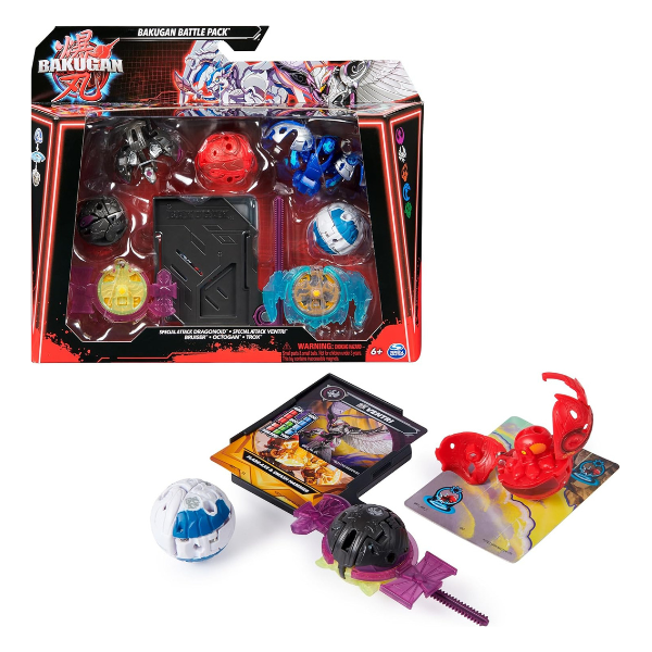 Set de luptă Bakugan Revolution BTB, 5 figurine