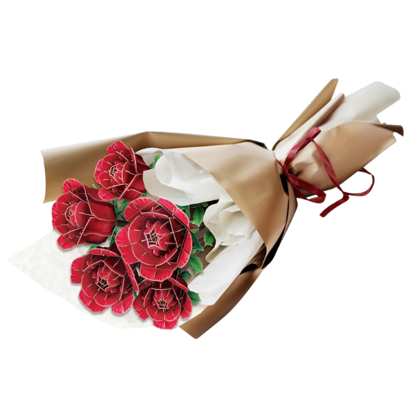 3D puzzle „Buchet de flori – Trandafiri roșii”, 312 elem. 3D puzzle „Buchet de flori – Trandafiri roșii”, 312 elem.