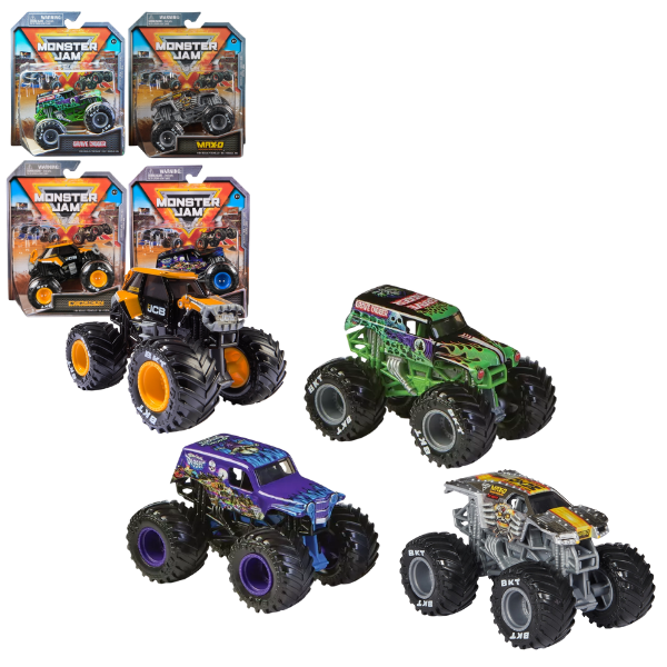 Машинка монстр-трак «Monster Jam» 1:64, в асс. Машинка монстр-трак «Monster Jam» 1:64, в асс.