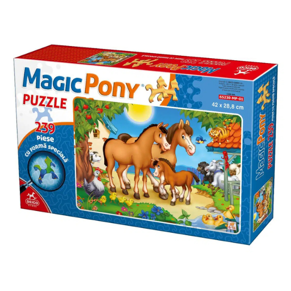 Puzzle cu piese cu formă specială, 240 elemente Puzzle cu piese cu formă specială, 240 elemente