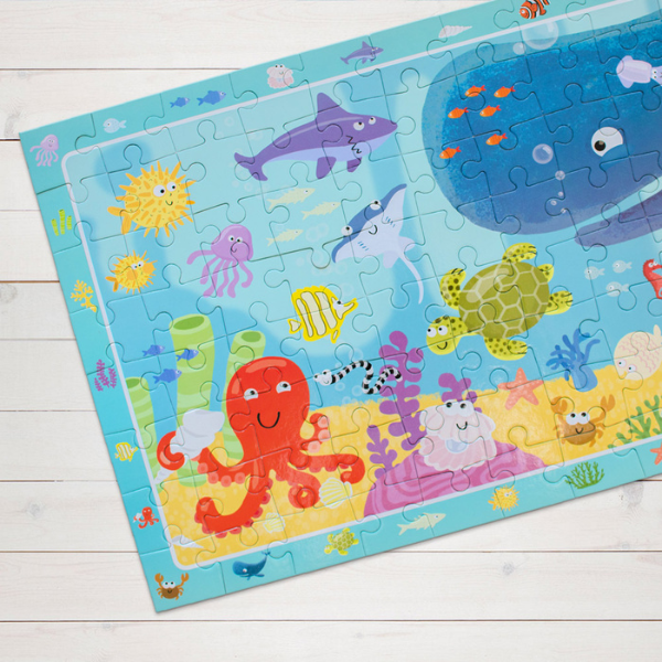 Puzzle „Sub apă”, seria Puzzle de observație, 80 elem. Puzzle „Sub apă”, seria Puzzle de observație, 80 elem.
