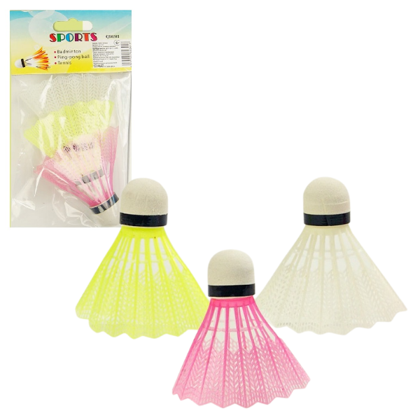 Set de fluturași pentru badminton (3 buc.) Set de fluturași pentru badminton (3 buc.)