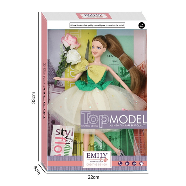 Кукла Эмили»Top Model» с аксессуарами и цветами Кукла Эмили»Top Model» с аксессуарами и цветами