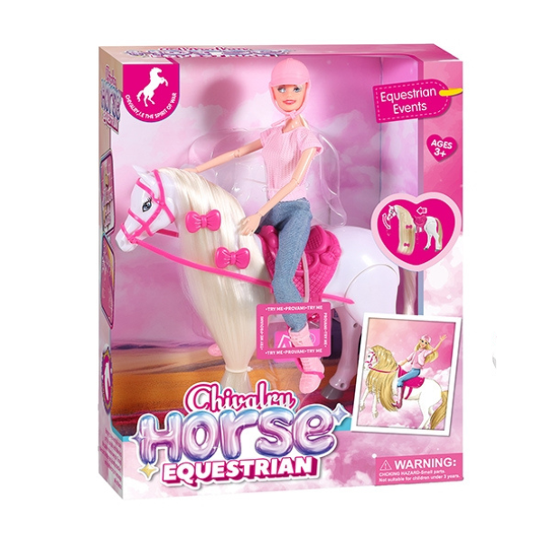 Set de joacă „Păpușa specialist în călărie” Set de joacă „Păpușa specialist în călărie”