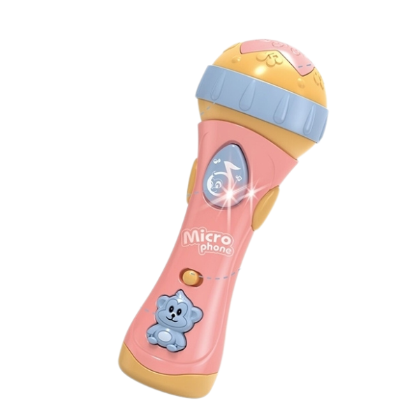 Microfon pentru copii cu muzică și lumină – 12 melodii Microfon pentru copii cu muzică și lumină – 12 melodii