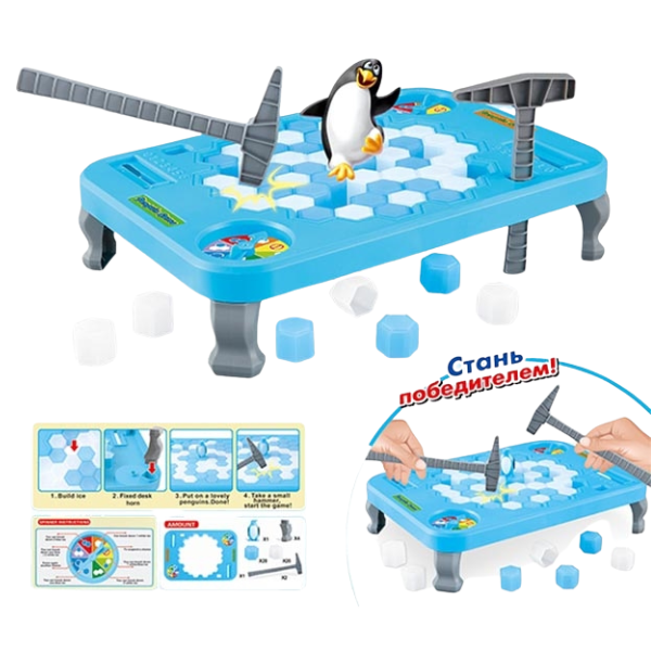 Joc de masă „Pinguinul pe gheata”, (rus.) Joc de masă „Pinguinul pe gheata”, (rus.)