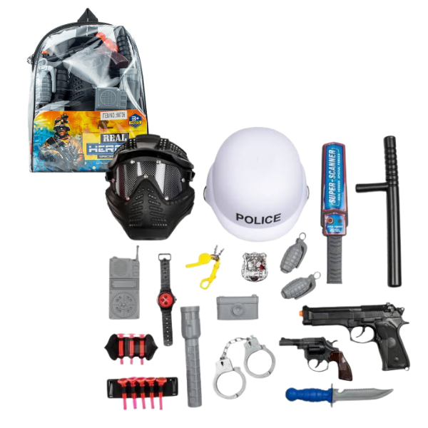 Set de polițist cu accesorii Set de polițist cu accesorii