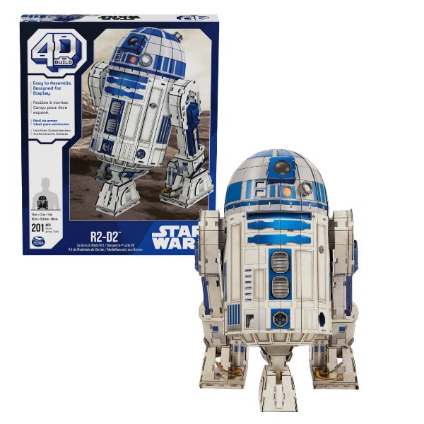 4D Puzzle: Robotul R2D2, seria „Star Wars”, 201 el.