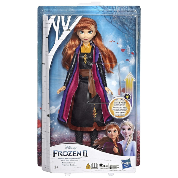 Disney Frozen Anna „Miracolul de toamnă”,cu rochie luminoasă Disney Frozen Anna „Miracolul de toamnă”,cu rochie luminoasă