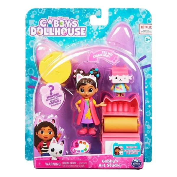 Setul pentru Studio de Artă Gabby, seria „Gabby’s Dollhouse” Setul pentru Studio de Artă Gabby, seria „Gabby’s Dollhouse”