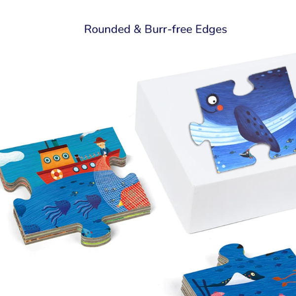 Puzzle cu taine „Oceanul”, 35 elem. Puzzle cu taine „Oceanul”, 35 elem.