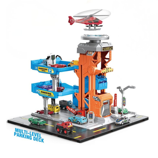 Set de joacă „Parcaj multi-etajat cu helipad” Set de joacă „Parcaj multi-etajat cu helipad”