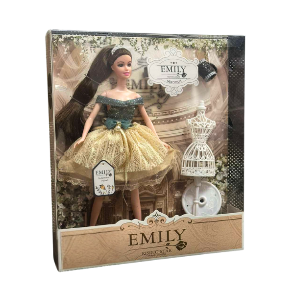 Păpușa Emily „Seria cu manichin decorativ pentru defilării” Păpușa Emily „Seria cu manichin decorativ pentru defilării”