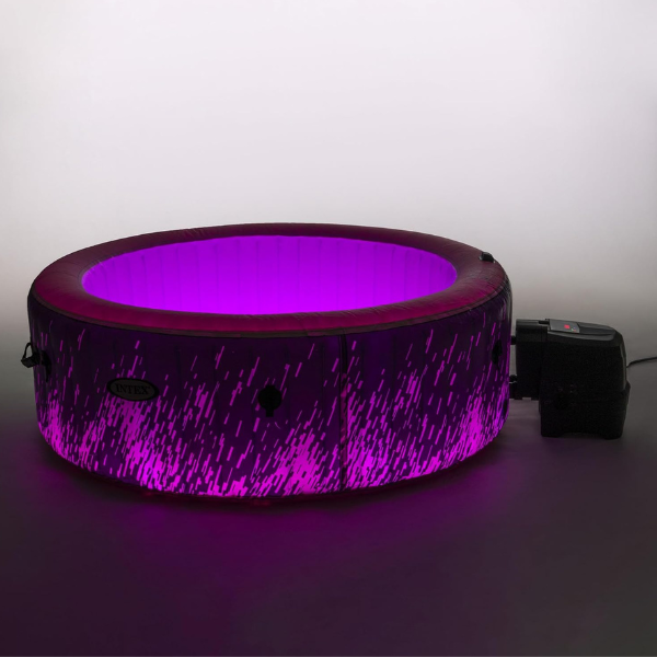 INTEX Надувной СПА джакузи “Glow Deluxe” 196х71 см, 795Л, 4-х местный INTEX Надувной СПА джакузи “Glow Deluxe” 196х71 см, 795Л, 4-х местный