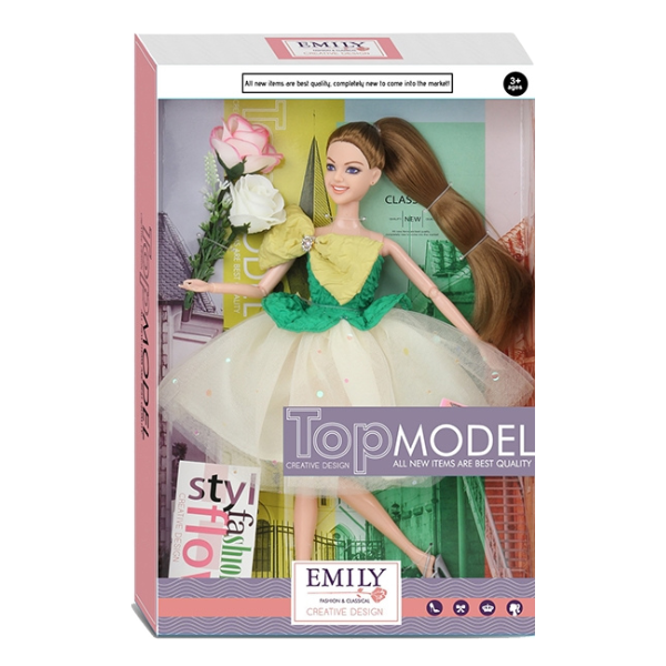 Кукла Эмили»Top Model» с аксессуарами и цветами Кукла Эмили»Top Model» с аксессуарами и цветами
