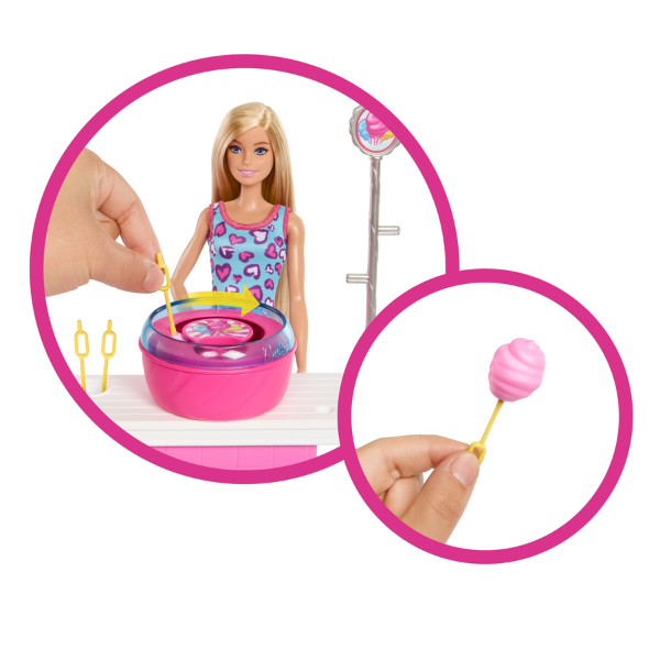 Set de joacă Barbie, seria „Detectivi pe plajă”, păpușa Malibu Set de joacă Barbie, seria „Detectivi pe plajă”, păpușa Malibu