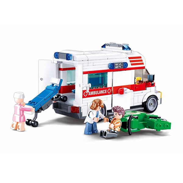 Set de construcție ”Ambulanța”, 328 elem. Set de construcție ”Ambulanța”, 328 elem.