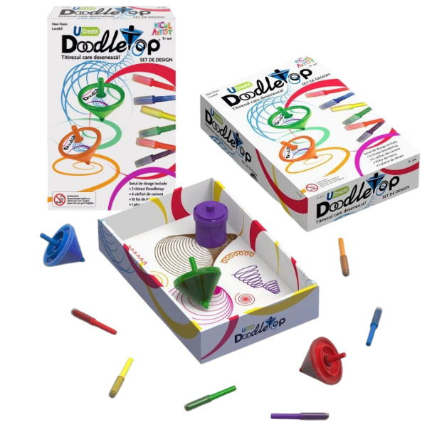 Set de creație „Desen de sus – Doddletop Design Kit” Set de creație „Desen de sus – Doddletop Design Kit”