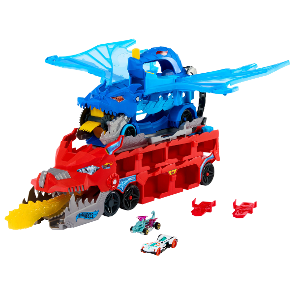 Hot Wheels Игровой набор «Двойной дракон-транспортёр» Hot Wheels Игровой набор «Двойной дракон-транспортёр»