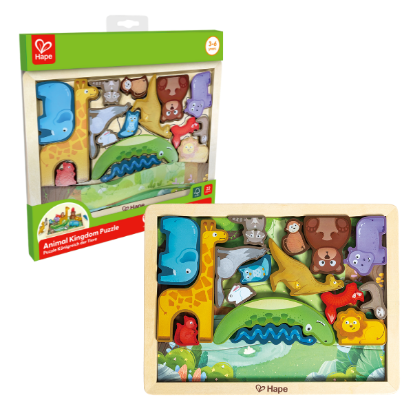 Puzzle „Regatul Animalelor”, 16 piese Puzzle „Regatul Animalelor”, 16 piese