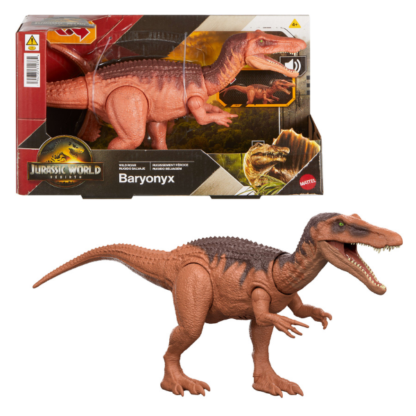 Figurină interactivă de dinozaur „Jurassic World: Wild Roar”, în as. Figurină interactivă de dinozaur „Jurassic World: Wild Roar”, în as.