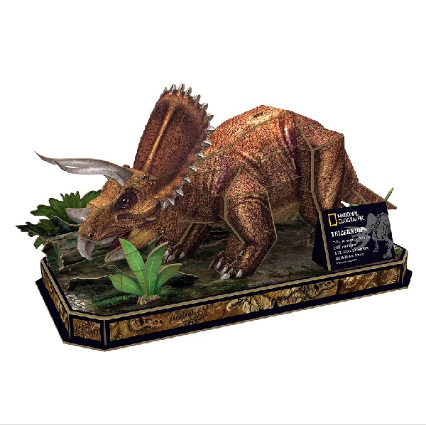 3D puzzle “Triceratops”, 44 elemente 3D puzzle “Triceratops”, 44 elemente