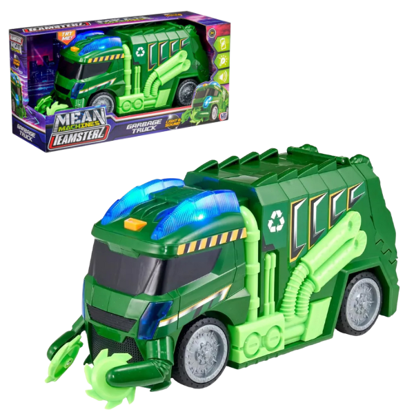 Camion de gunoi Teamsterz, cu lumină și sunete