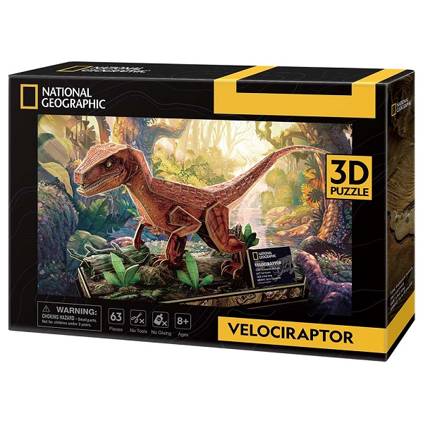 3D puzzle “Velocisaurus”, 63 elemente 3D puzzle “Velocisaurus”, 63 elemente