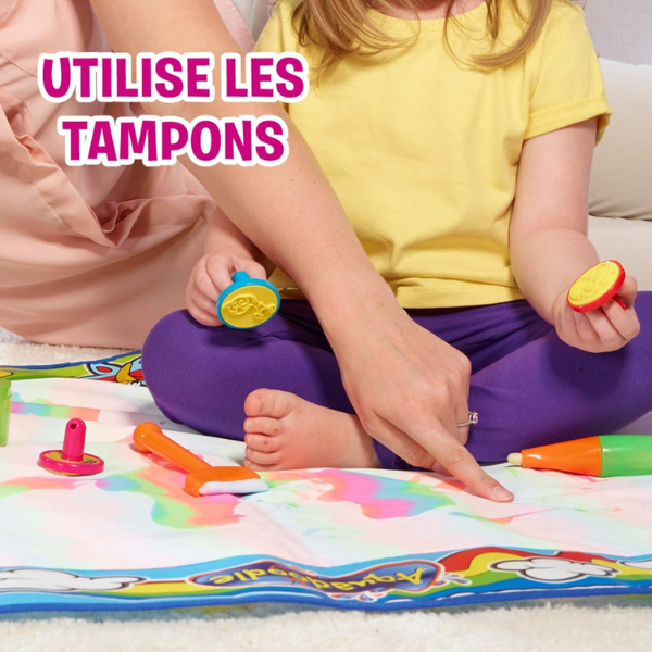 Covoraș de joacă pentru desen cu apă „Curcubeul colorat” Covoraș de joacă pentru desen cu apă „Curcubeul colorat”