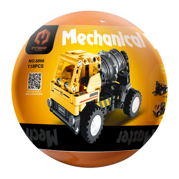 Set de construcție în ou iM Master Mechanical Master „Vehicule”, 6 modele, de la 114 pană la 122 elemente Set de construcție în ou iM Master Mechanical Master „Vehicule”, 6 modele, de la 114 pană la 122 elemente