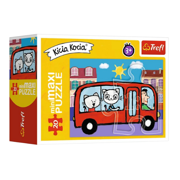 Puzzle – miniMaxi Kittykit 20 piese, (as.) Puzzle – miniMaxi Kittykit 20 piese, (as.)