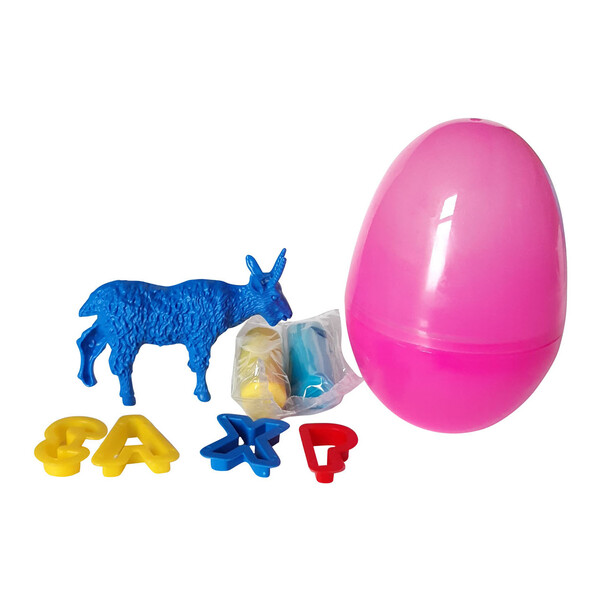 Ou cu surpriză „Animale”, include plastilină de modelat și forme Ou cu surpriză „Animale”, include plastilină de modelat și forme