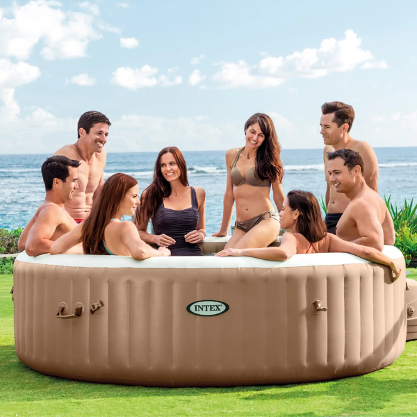 INTEX Jacuzzi SPA gonflabil “Sahara Tan Round Bubble Spa” 236х71 cm, 1339L, 8 persoane INTEX Jacuzzi SPA gonflabil “Sahara Tan Round Bubble Spa” 236х71 cm, 1339L, 8 persoane