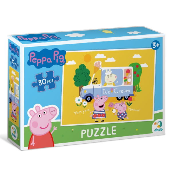 Puzzle „Înghețata preferată a lui Peppa”, seria Purcelușa Peppa, 30 elem. Puzzle „Înghețata preferată a lui Peppa”, seria Purcelușa Peppa, 30 elem.