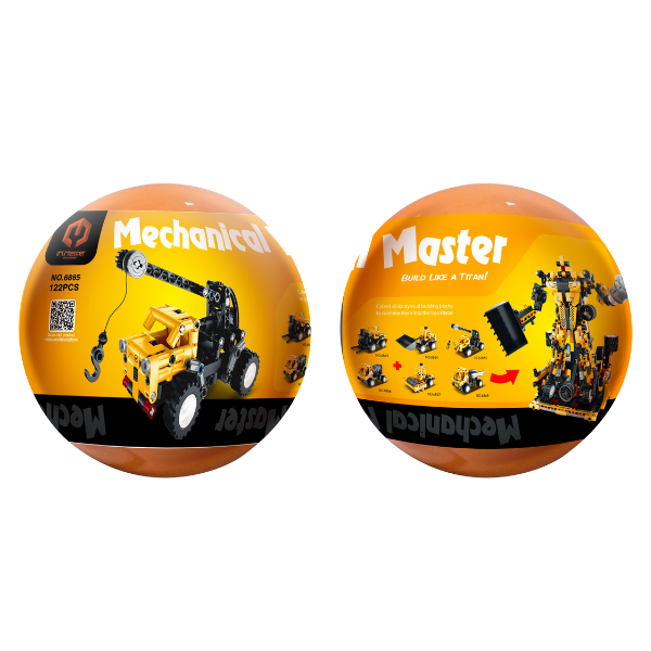 Set de construcție în ou iM Master Mechanical Master „Vehicule”, 6 modele, de la 114 pană la 122 elemente Set de construcție în ou iM Master Mechanical Master „Vehicule”, 6 modele, de la 114 pană la 122 elemente