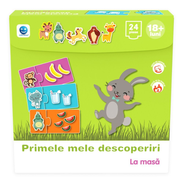 Puzzle „Primele mele descoperiri: La masă”, 24 piese, ro. Puzzle „Primele mele descoperiri: La masă”, 24 piese, ro.