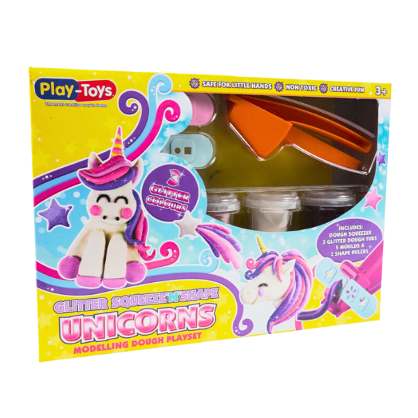 Set de modelare „Unicorn Strălucitor” și „Dinozauri Neon” (as.) Set de modelare „Unicorn Strălucitor” și „Dinozauri Neon” (as.)