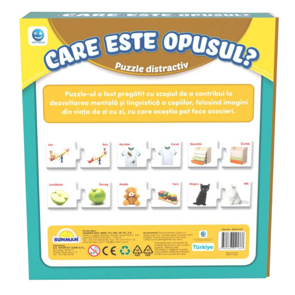 Puzzle „Învățăm opozițiile”, (ro), Smile Games Puzzle „Învățăm opozițiile”, (ro), Smile Games