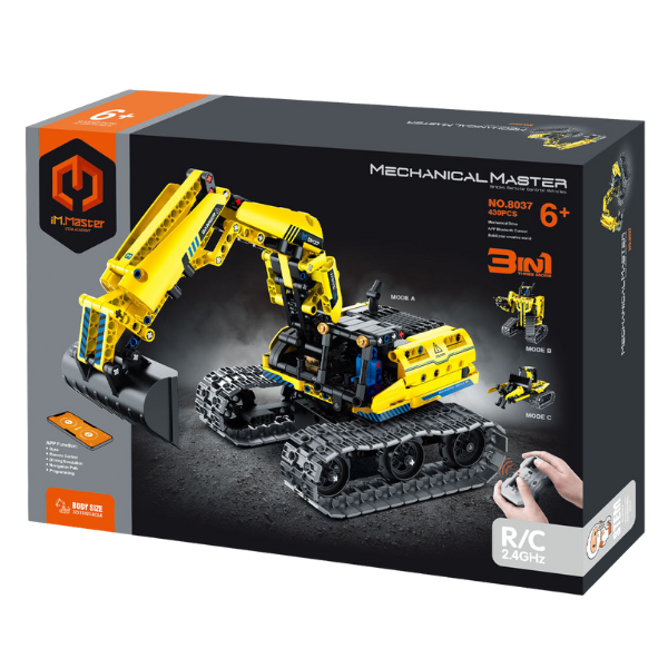 Set de construcție 3 în 1 iM Master Mechanical Master „Excavator”, cu telecomandă, 427 piese Set de construcție 3 în 1 iM Master Mechanical Master „Excavator”, cu telecomandă, 427 piese
